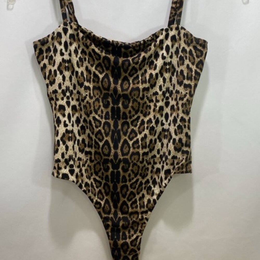SALTY Animal Print Bodysuit